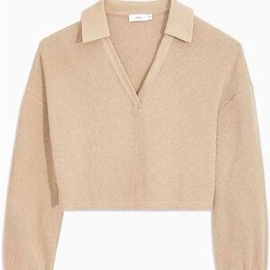 Onia Women's Cropped Waffle Knit Polo